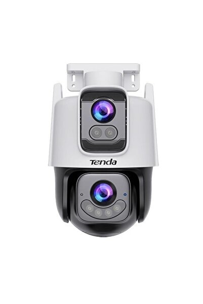 Universal كاميرا TENDA 6MP ثنائية العدسة PT Speed Dome 3.6mm كاملة الألوان قا...