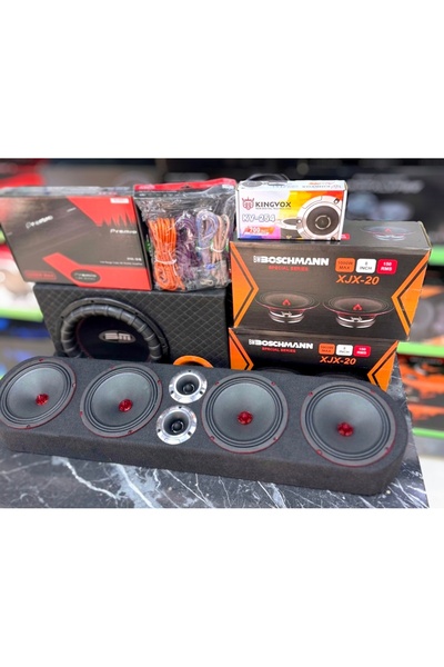 Boschmann Oto ses sistemi seti full paket