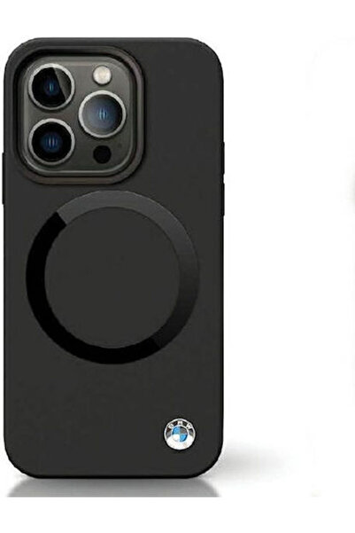 BMW Πίσω Κάλυμμα Σιλικόνης Μαύρο (Apple iPhone 14 Pro Max) Κωδικός: BMHMP14XS...