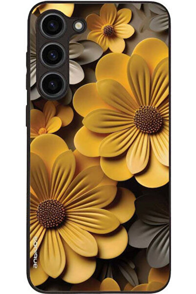 Other Θήκη Sonique Σειράς 3D Λουλουδιών για Samsung Galaxy S23 Plus Κίτρινη