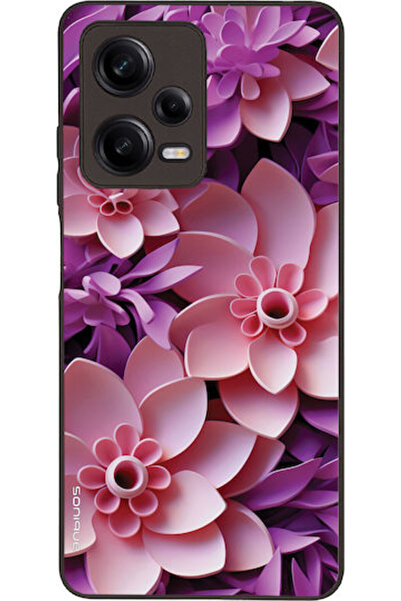 Other Θήκη Sonique Σειράς 3D Λουλουδιών για Xiaomi Redmi Note 12 Pro 5G Ροζ
