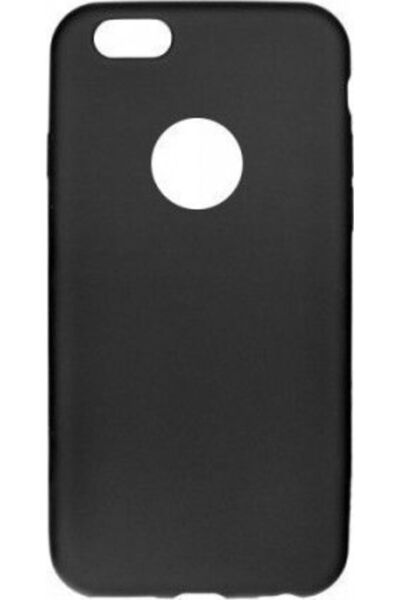 Senso Μαλακή Αφή Θήκη Πλάτης Σιλικόνης Μαύρη για iPhone 6 Plus 6s Plus (iPhon...
