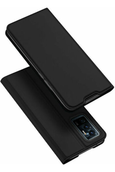 Dux Ducis Skin Pro Book Συνθετικό Δέρμα Μαύρο (Vivo V23e)