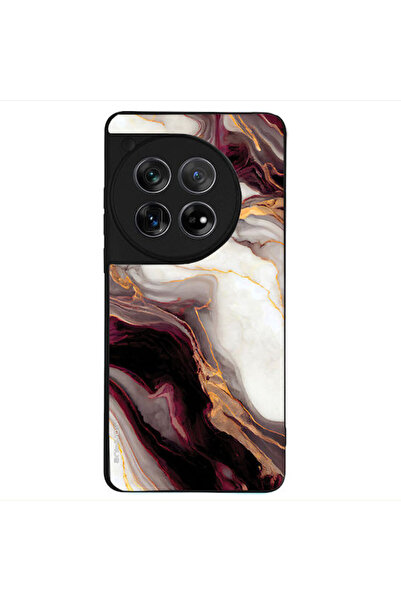 Other Θήκη Sonique Σειράς Marble για OnePlus 12 5G Μπορντό