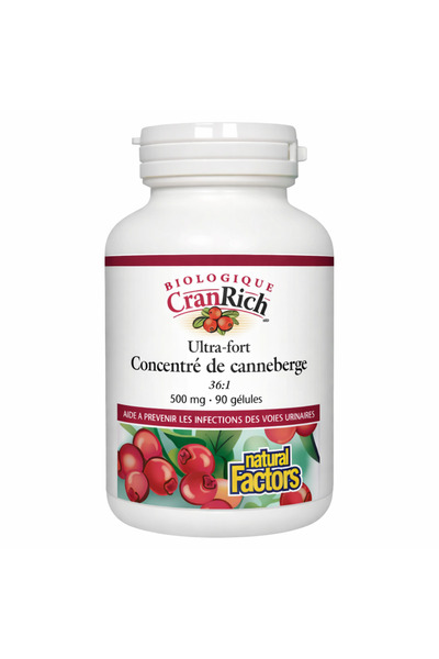 CRANBERRY Natural Factors Wild Bilberry Extract Concentrate 500ml*90 Capsules