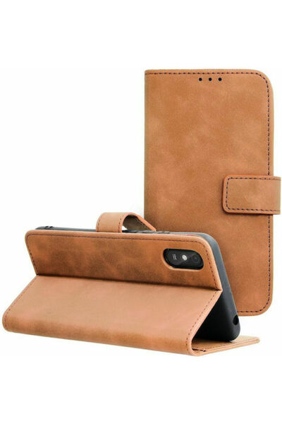 Forcell Tender Wallet Συνθετικό Δέρμα Καφέ (Redmi 9A / 9AT)
