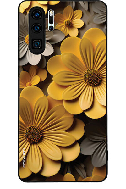 Other Θήκη Sonique Σειράς 3D Λουλουδιών για Huawei P30 Pro Κίτρινη