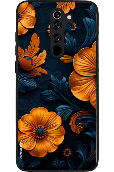 Other Θήκη Sonique Σειράς 3D Λουλουδιών για Xiaomi Redmi Note 8 Pro Πορτοκαλί 01