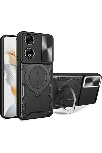 Techsuit Πίσω Κάλυμμα Σιλικόνης Μαύρο (Honor 90)