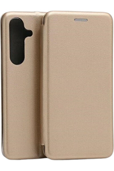 Beline Θήκη Βιβλίο από Συνθετικό Δέρμα Χρυσό (Galaxy S24)