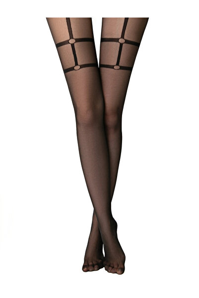 sosetaria Stockings with Patterned Conte Elegant Instinct 20 den
