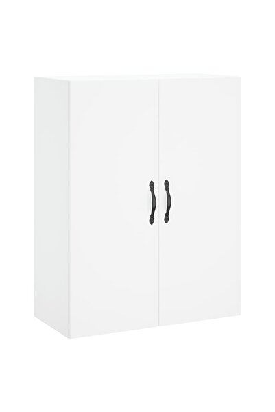 vidaxl Dulap montat pe perete, alb, 69,5x34x90 cm, lemn prelucrat