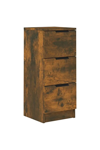 vidaxl Dulap, stejar fumuriu, 30x30x70 cm, lemn prelucrat