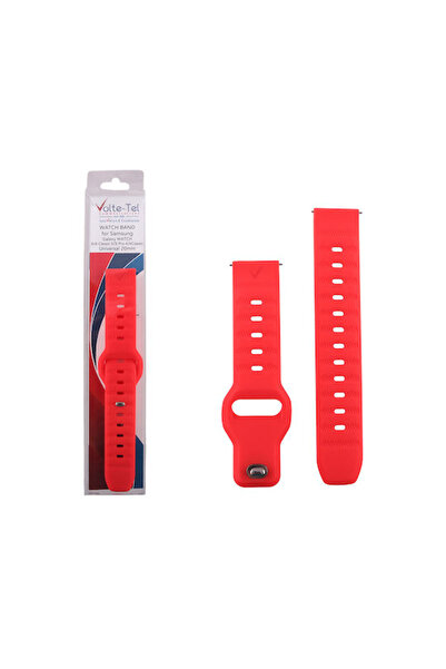 Other Volte-Tel Λουράκι Σιλικόνης Κόκκινο (Samsung Watch 6/6 Classic)