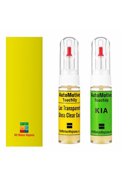 YLKRS AUTOMOTIVE Kit retus vopsea touch-up Kia Morning KIALE7 (Lime Point), K...