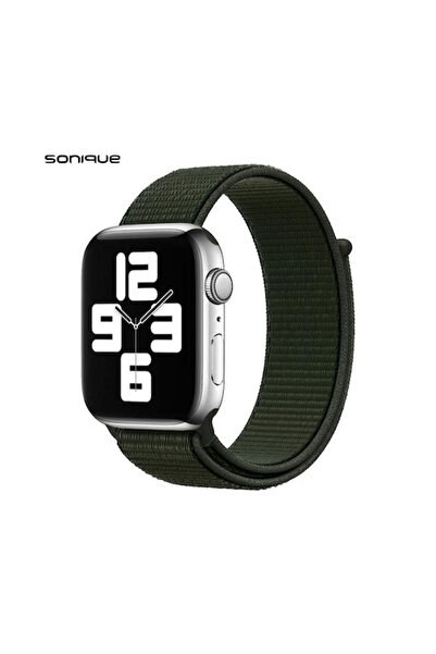 Other Sonique Υφασμάτινο Λουράκι Χακί (Apple Watch 38/40/41/42mm)
