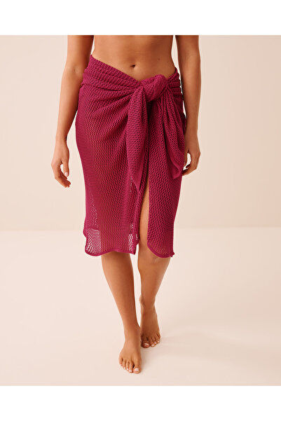 La Vie en Rose Long Crochet Pareo