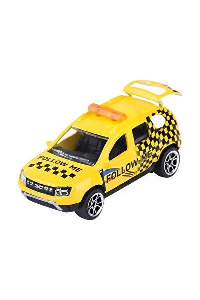 Majorette Dacia Duster Follow Me Airport, mașină model, scară 1:64, de la