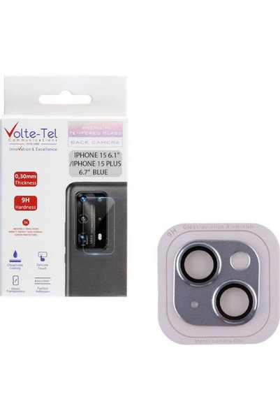 Other Volte-Tel Μπλε Προστατευτικό Κάλυμμα Κάμερας από Σκληρυμένο Γυαλί για τ...