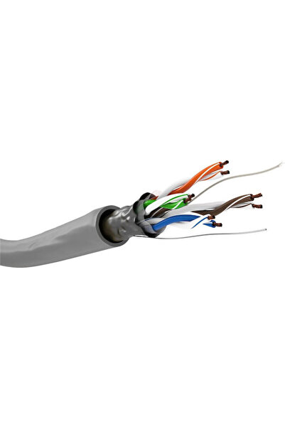 goobay Καλώδιο Ethernet F/UTP Cat.5e 100μ Γκρι 1 τεμάχιο Κωδικός: 15012