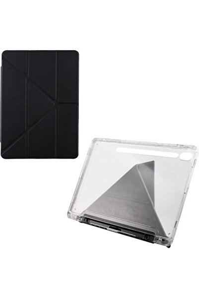 Other Volte-Tel Δερμάτινη Περιστρεφόμενη Θήκη Flip Μαύρη (SAMSUNG TAB S9 S9 F...