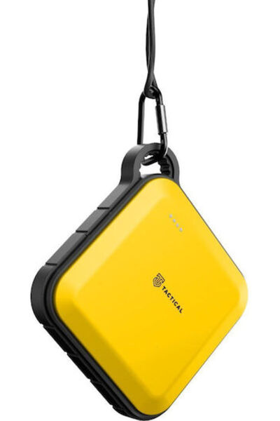 Tactical Στιβαρό Power Bank 10050mAh με θύρα USB-A και θύρα USB-C Κίτρινο