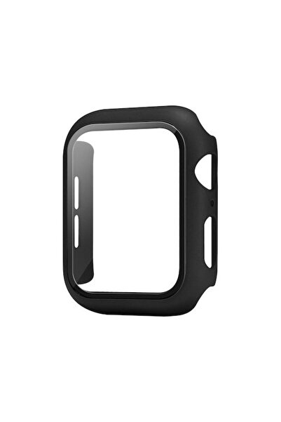 Other Πλαστική θήκη Sonique με γυαλί σε μαύρο χρώμα για Apple Watch 38mm