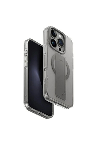 uniq Husă Heldro Max pentru iPhone 16 Pro 6.3 Magclick Transparentă cu încărcare