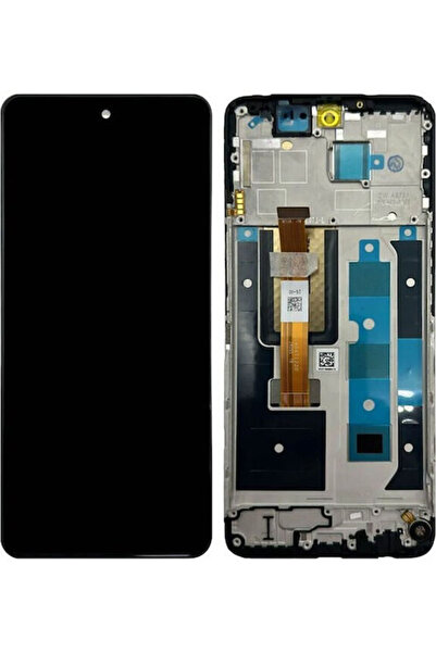 realme Οθόνη με μηχανισμό αφής και πλαίσιο για 12 5G RMX3999 (Μαύρο) Κωδικός:...