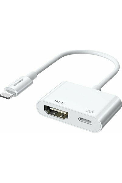 Joyroom Μετατροπέας Lightning αρσενικό σε HDMI / Lightning θηλυκό Λευκό 1 τεμ...
