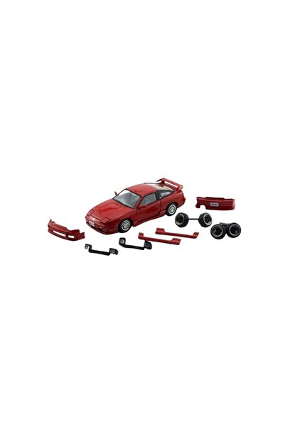 BM Creations Nissan Silvia 180SX Червен модел на кола в мащаб 1:64 от