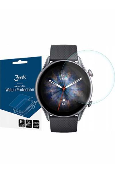 3MK Προστατευτικό Οθόνης Arc 3 Pack για το Amazfit GTR 3 Pro, 3 τεμάχια