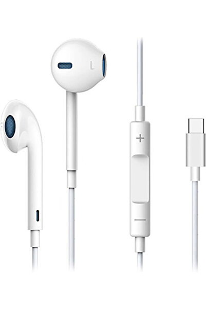 Devia EM048 Ακουστικά ψείρες handsfree με υποδοχή USB-C Λευκά