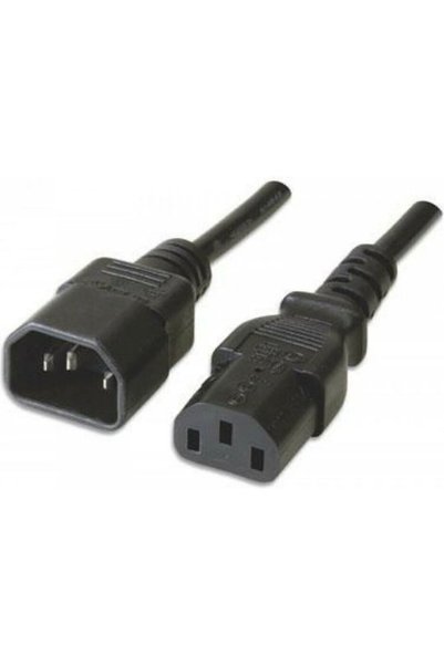 MANHATTAN Καλώδιο IEC C13 - IEC C14 5μ Μαύρο (216289)