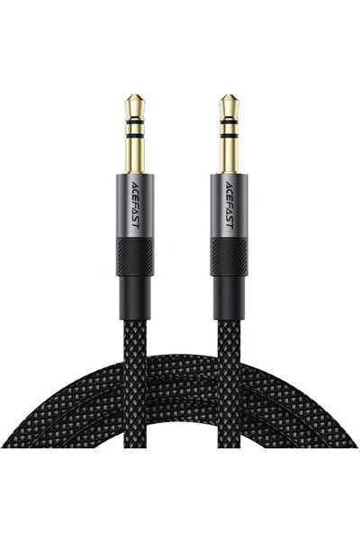 Acefast Καλώδιο Ήχου 3.5mm Αρσενικό σε 3.5mm Αρσενικό, Μαύρο, 1μ, με Επιχρυσω...