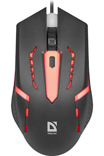 Defender MB-600L Ποντίκι Gaming Μαύρο