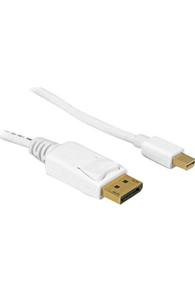 goobay Καλώδιο DisplayPort αρσενικό - mini DisplayPort αρσενικό 1μ Λευκό (52858)