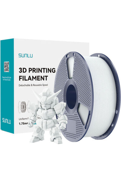 Sunlu PLA+ 2.0 Νήμα Εκτυπωτή 3D Λευκό