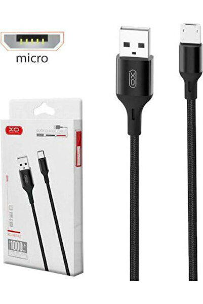 Xo NB143 2μ Κανονικό Καλώδιο USB 2.0 σε micro USB (16.005.0065)
