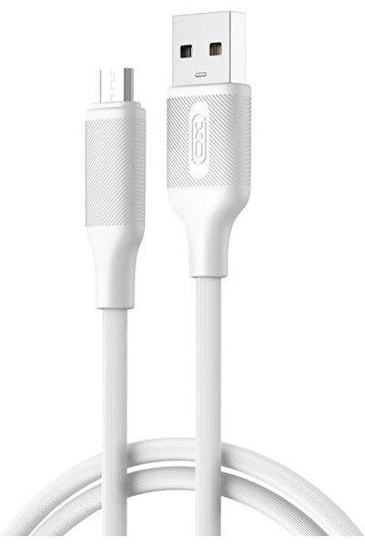 Xo Nb265 1μ Κανονικό Καλώδιο USB 2.0 σε micro USB Λευκό