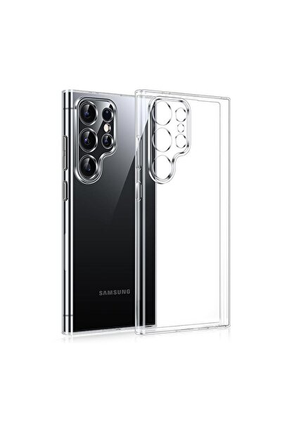 Zebana Samsung Galaxy S26 Ultra Uyumlu Kılıf Şeffaf Soft Silikon Kılıf Şeffaf