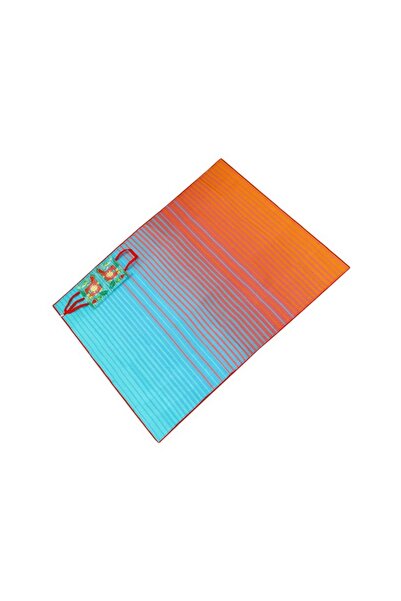 OEM Rogojină Dublă Colorată cu Dungi pentru Plajă, 200 x 180 cm, Extra Spațioasă