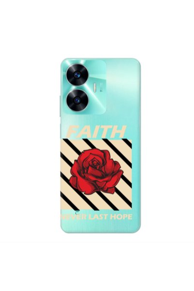 Other Realme C55 Faith Never Last Hope Transparent Silicone TPU Θήκη