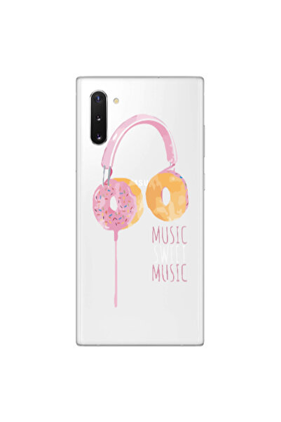 Other Samsung Note 10 Plus Donut earphone Transparent Silicone TPU Θήκη