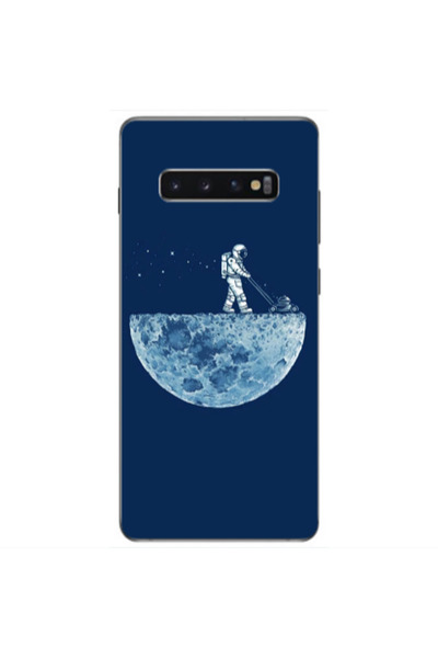 Other Samsung S10 Plus Mowing the moon Transparent Silicone TPU Θήκη