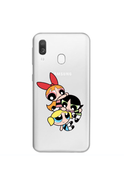 Other Samsung A40 Powerpuff Transparent Silicone TPU Θήκη