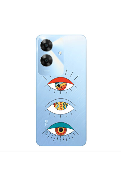 Other Realme Note 60 3 different eyes Transparent Silicone TPU Θήκη