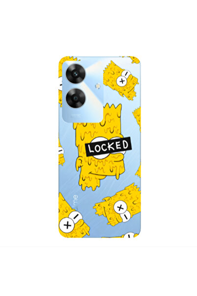 Other Realme Note 60 Bart Simpson Transparent Silicone TPU Θήκη