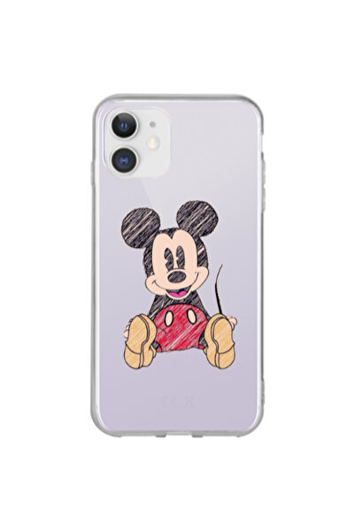Other Apple iPhone 12 Mickey mouse 2 Transparent Silicone TPU Θήκη