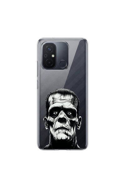 PPKin Redmi 12C Compatible Horror 6 Design Transparent Case